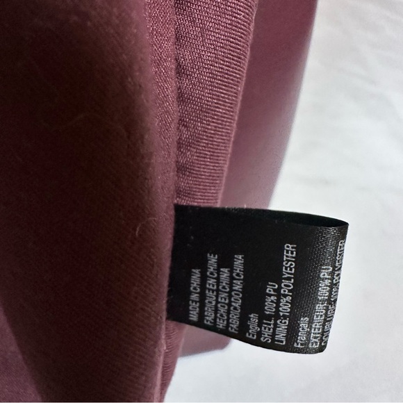 AOTA Anthropologie Wine Bow Shoulder Bag Slouchy Hobo Coquette Vegan Recycled - Picture 15 of 16